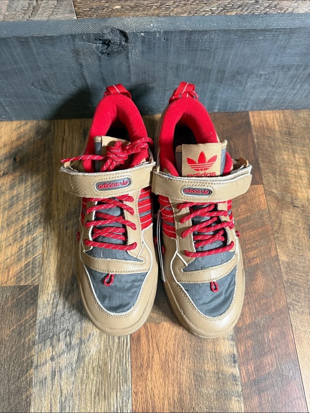 Adidas Forum 84 Camp Low GV6785 Brown Red Sneakers NWT Men’s 7 Women’s 8